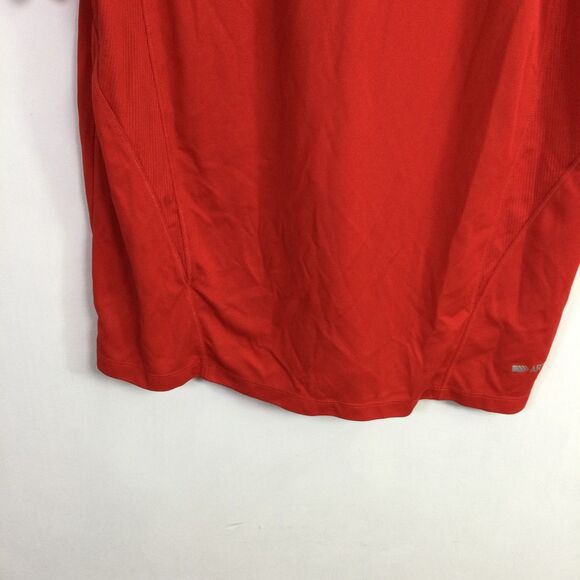 Ariat Mens Tek Heat Series Golf Polo Shirt Short Sleeves Stretch Red Size Large - Picture 12 of 15